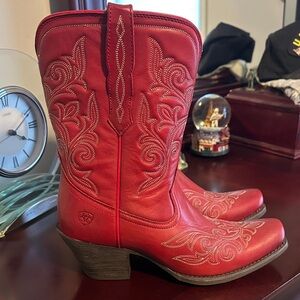 Ariat Red Heeled Boots
